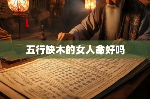 五行缺木的女人命好吗 五行缺木的女人命好吗