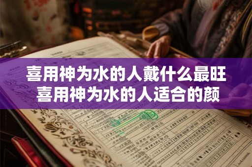 喜用神为水的人戴什么最旺 喜用神为水的人适合的颜 喜用神为水的人戴什么最旺 喜用神为水的人适合的颜