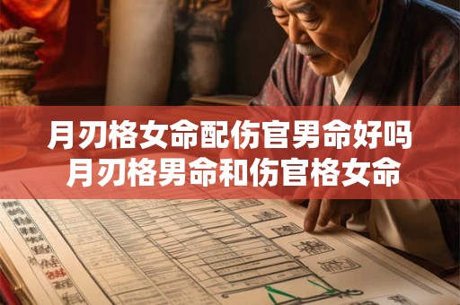 月刃格女命配伤官男命好吗 月刃格男命和伤官格女命 月刃格女命配伤官男命好吗 月刃格男命和伤官格女命