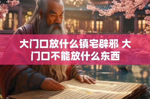 大门口放什么镇宅辟邪 大门口不能放什么东西 大门口放什么镇宅辟邪 大门口不能放什么东西