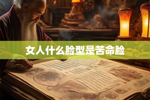 女人什么脸型是苦命脸 女人什么脸型是苦命脸