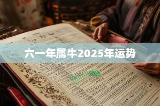 六一年属牛2025年运势 六一年属牛2025年运势