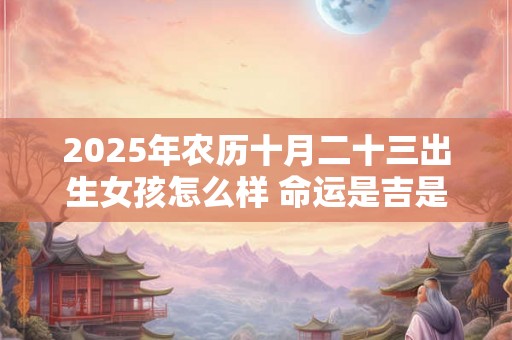 2025年农历十月二十三出生女孩怎么样 命运是吉是凶 2025年农历十月二十三出生女孩怎么样 命运是吉是凶