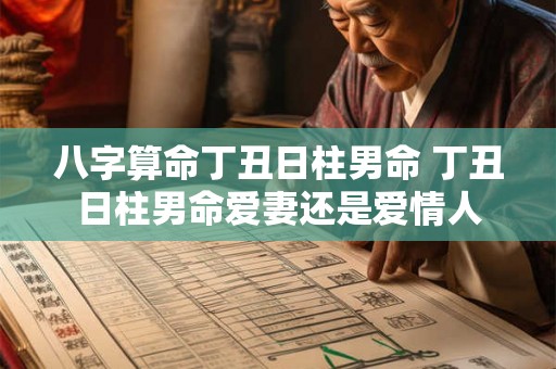 八字算命丁丑日柱男命 丁丑日柱男命爱妻还是爱情人 八字算命丁丑日柱男命 丁丑日柱男命爱妻还是爱情人