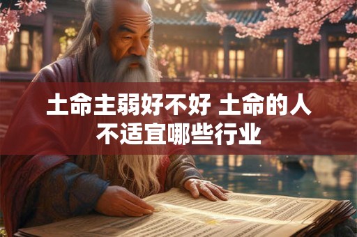 土命主弱好不好 土命的人不适宜哪些行业 土命主弱好不好 土命的人不适宜哪些行业