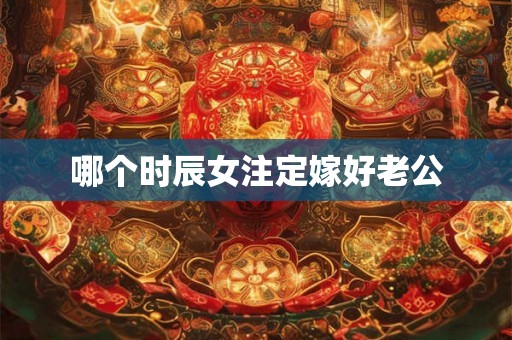 哪个时辰女注定嫁好老公 哪个时辰女注定嫁好老公