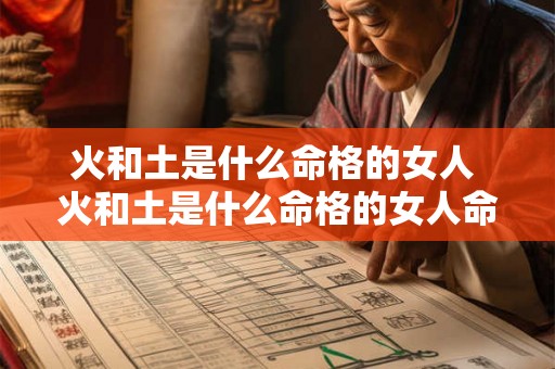 火和土是什么命格的女人 火和土是什么命格的女人命运 火和土是什么命格的女人 火和土是什么命格的女人命运
