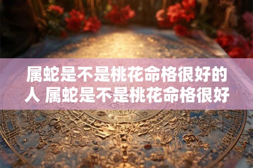 属蛇是不是桃花命格很好的人 属蛇是不是桃花命格很好呀 属蛇是不是桃花命格很好的人 属蛇是不是桃花命格很好呀
