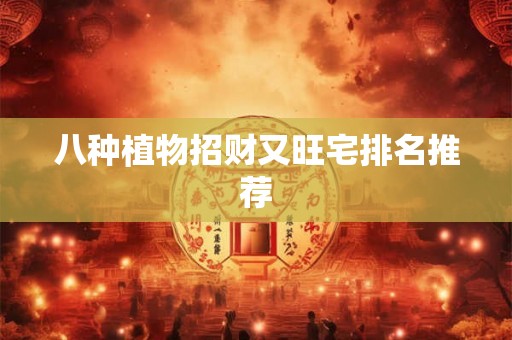 八种植物招财又旺宅排名推荐