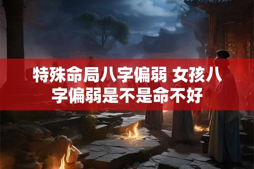 特殊命局八字偏弱 女孩八字偏弱是不是命不好 特殊命局八字偏弱 女孩八字偏弱是不是命不好