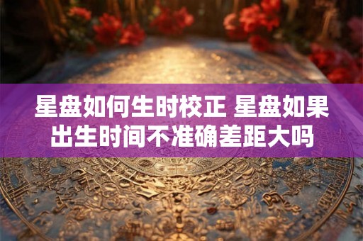 星盘如何生时校正 星盘如果出生时间不准确差距大吗 星盘如何生时校正 星盘如果出生时间不准确差距大吗