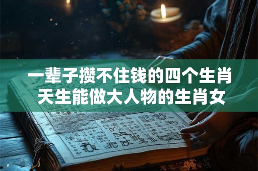一辈子攒不住钱的四个生肖 天生能做大人物的生肖女 一辈子攒不住钱的四个生肖 天生能做大人物的生肖女