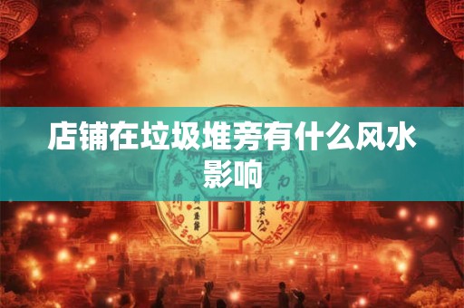 店铺在垃圾堆旁有什么风水影响 店铺在垃圾堆旁有什么风水影响