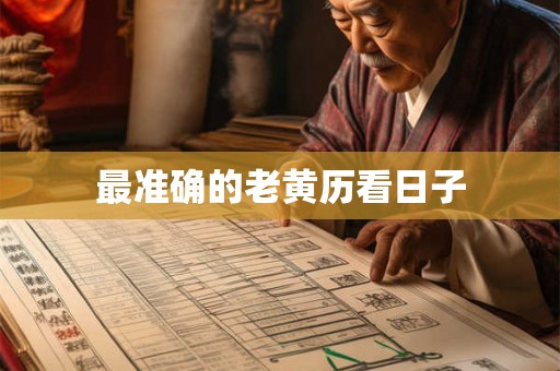 最准确的老黄历看日子