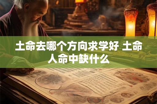 土命去哪个方向求学好 土命人命中缺什么 土命去哪个方向求学好 土命人命中缺什么