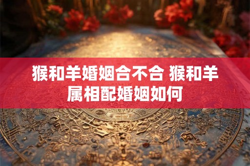 猴和羊婚姻合不合 猴和羊属相配婚姻如何 猴和羊婚姻合不合 猴和羊属相配婚姻如何