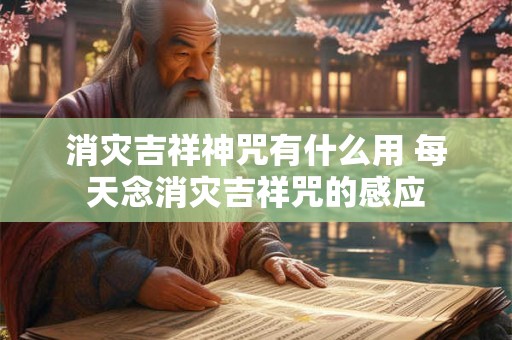 消灾吉祥神咒有什么用 每天念消灾吉祥咒的感应 消灾吉祥神咒有什么用 每天念消灾吉祥咒的感应