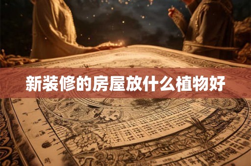 新装修的房屋放什么植物好 新装修的房屋放什么植物好