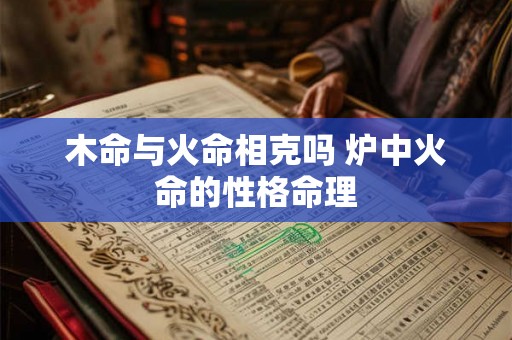 木命与火命相克吗 炉中火命的性格命理 木命与火命相克吗 炉中火命的性格命理