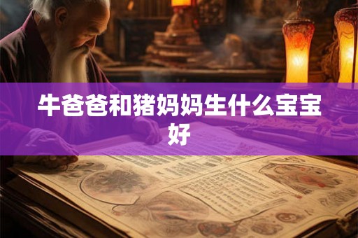 牛爸爸和猪妈妈生什么宝宝好 牛爸爸和猪妈妈生什么宝宝好