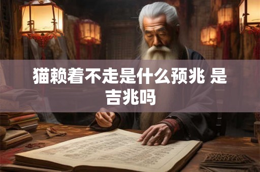 猫赖着不走是什么预兆 是吉兆吗 猫赖着不走是什么预兆 是吉兆吗