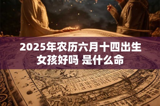 2025年农历六月十四出生女孩好吗 是什么命