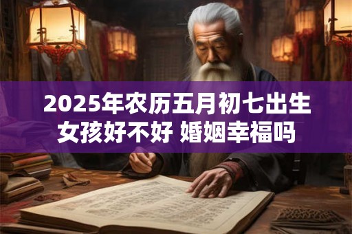 2025年农历五月初七出生女孩好不好 婚姻幸福吗 2025年农历五月初七出生女孩好不好 婚姻幸福吗