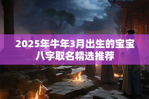 2025年牛年3月出生的宝宝八字取名精选推荐 2025年牛年3月出生的宝宝八字取名精选推荐