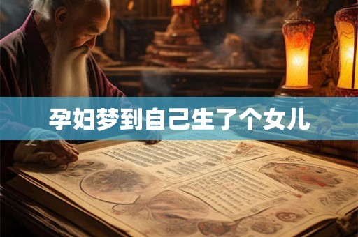 孕妇梦到自己生了个女儿