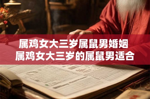 属鸡女大三岁属鼠男婚姻 属鸡女大三岁的属鼠男适合结婚吗 属鸡女大三岁属鼠男婚姻 属鸡女大三岁的属鼠男适合结婚吗