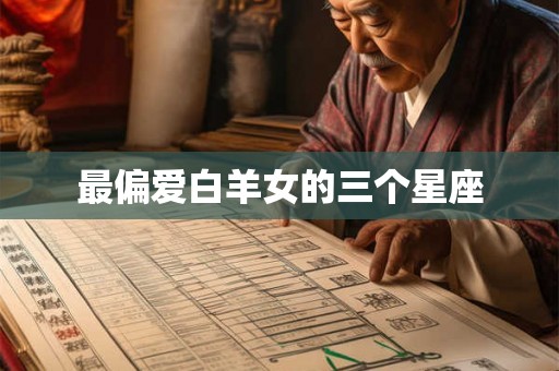 最偏爱白羊女的三个星座
