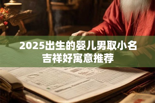 2025出生的婴儿男取小名吉祥好寓意推荐 2025出生的婴儿男取小名吉祥好寓意推荐