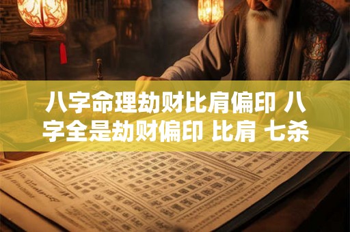 八字命理劫财比肩偏印 八字全是劫财偏印 比肩 七杀 八字命理劫财比肩偏印 八字全是劫财偏印 比肩 七杀