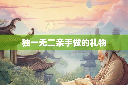 独一无二亲手做的礼物 独一无二亲手做的礼物