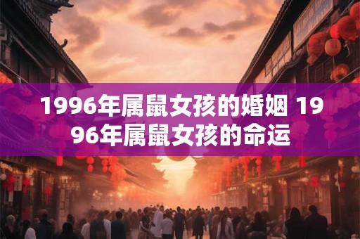 1996年属鼠女孩的婚姻 1996年属鼠女孩的命运 1996年属鼠女孩的婚姻 1996年属鼠女孩的命运