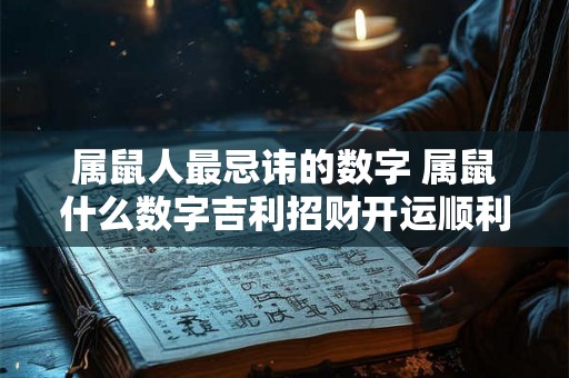 属鼠人最忌讳的数字 属鼠什么数字吉利招财开运顺利 属鼠人最忌讳的数字 属鼠什么数字吉利招财开运顺利