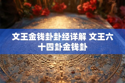 文王金钱卦卦经详解 文王六十四卦金钱卦 文王金钱卦卦经详解 文王六十四卦金钱卦