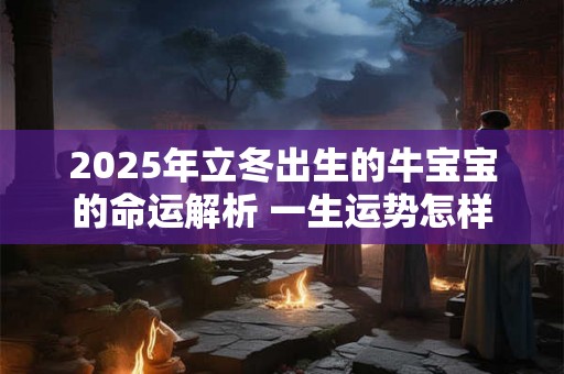 2025年立冬出生的牛宝宝的命运解析 一生运势怎样