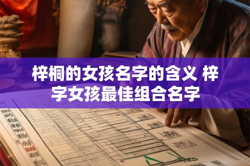 梓桐的女孩名字的含义 梓字女孩最佳组合名字 梓桐的女孩名字的含义 梓字女孩最佳组合名字