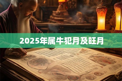 2025年属牛犯月及旺月