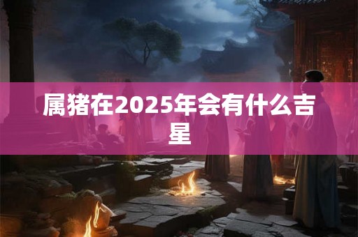 属猪在2025年会有什么吉星 属猪在2025年会有什么吉星