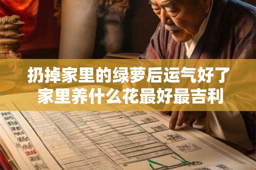 扔掉家里的绿萝后运气好了 家里养什么花最好最吉利 扔掉家里的绿萝后运气好了 家里养什么花最好最吉利