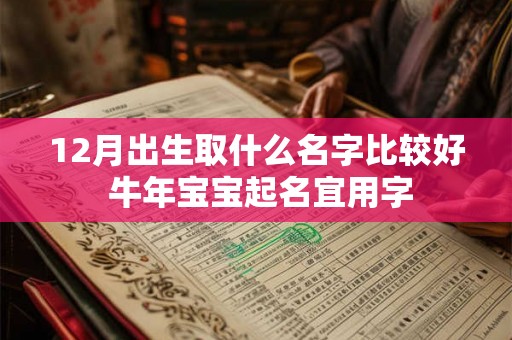 12月出生取什么名字比较好 牛年宝宝起名宜用字