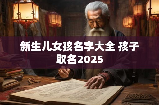 新生儿女孩名字大全 孩子取名2025 新生儿女孩名字大全 孩子取名2025