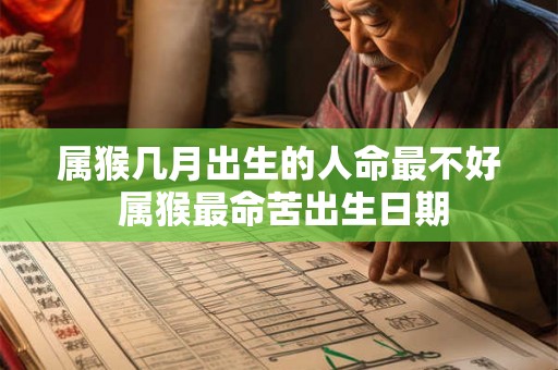 属猴几月出生的人命最不好 属猴最命苦出生日期 属猴几月出生的人命最不好 属猴最命苦出生日期