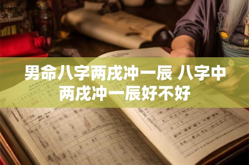 男命八字两戌冲一辰 八字中两戌冲一辰好不好