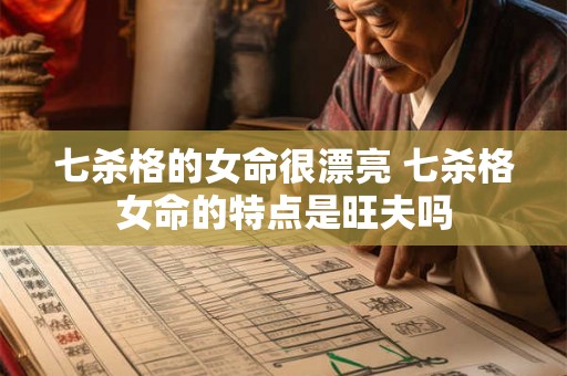 七杀格的女命很漂亮 七杀格女命的特点是旺夫吗 七杀格的女命很漂亮 七杀格女命的特点是旺夫吗