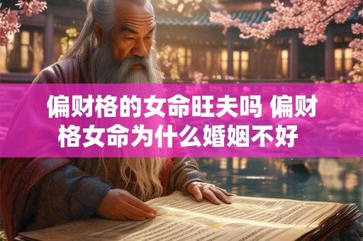 偏财格的女命旺夫吗 偏财格女命为什么婚姻不好 偏财格的女命旺夫吗 偏财格女命为什么婚姻不好