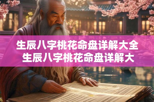 生辰八字桃花命盘详解大全 生辰八字桃花命盘详解大全查询 生辰八字桃花命盘详解大全 生辰八字桃花命盘详解大全查询