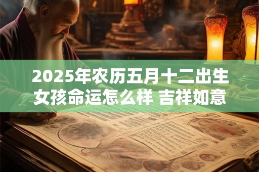 2025年农历五月十二出生女孩命运怎么样 吉祥如意吗 2025年农历五月十二出生女孩命运怎么样 吉祥如意吗